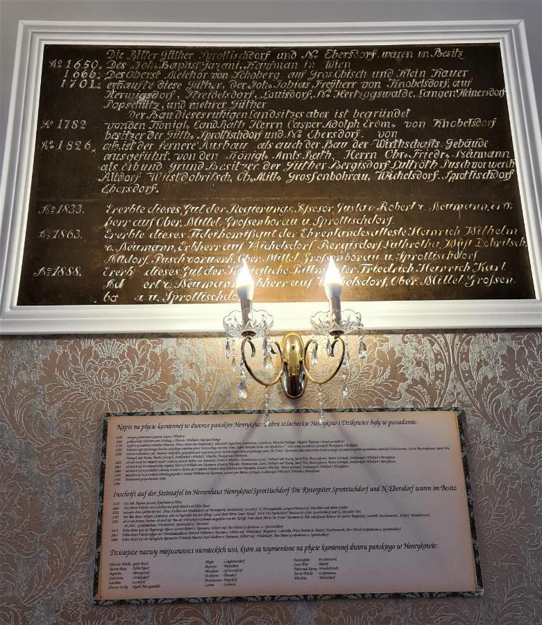 Palac Henrykow Szprotawa Экстерьер фото